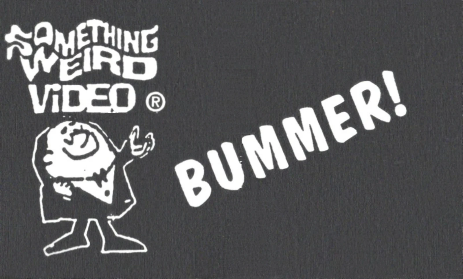 Bummer VHS front label scan