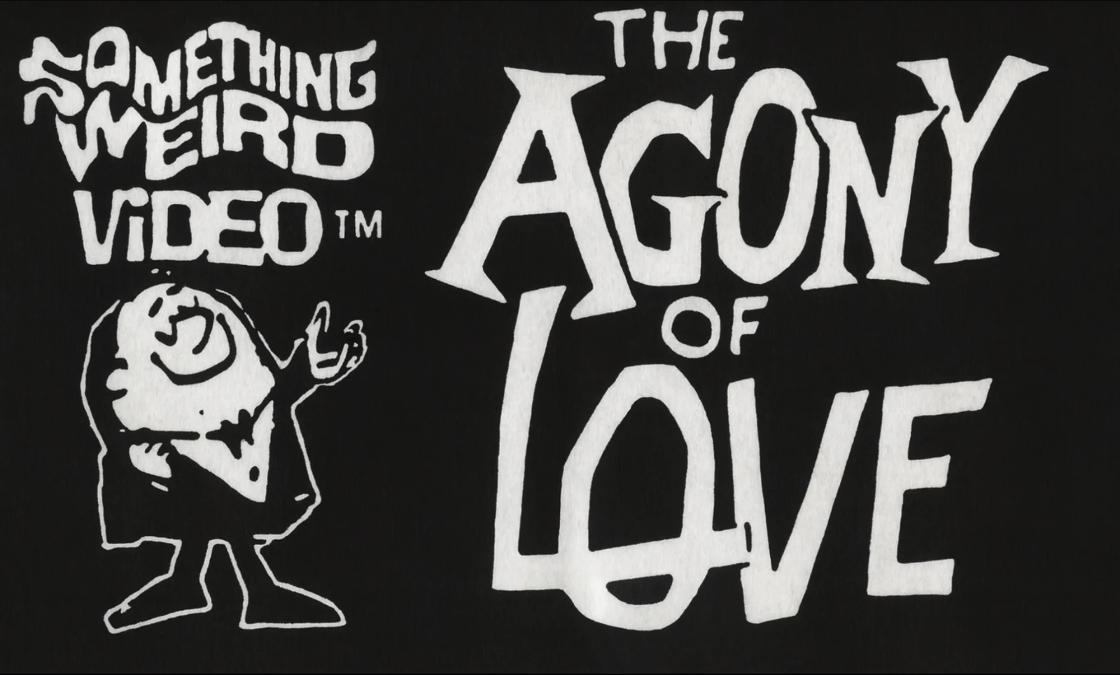 Agony of Love VHS front label scan