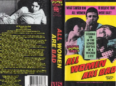 All Women Are Bad VHS cover