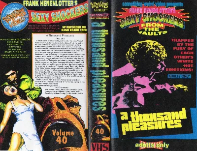 A Thousand Pleasures VHS cover