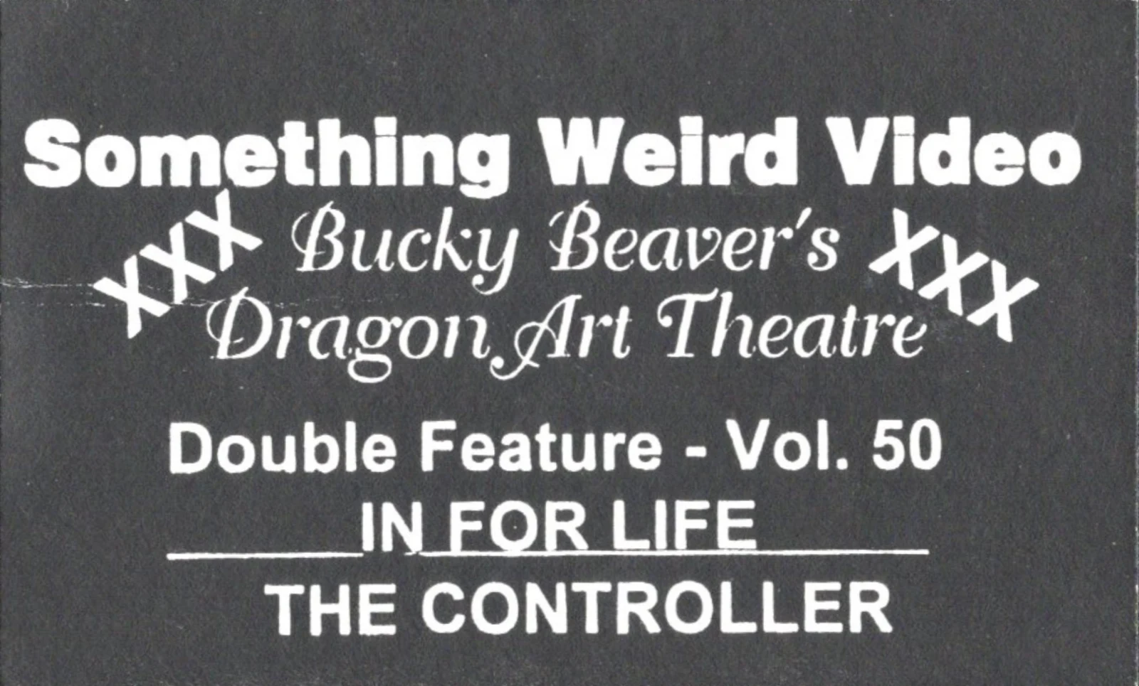 Dragon Art Theatre VHS front label scan