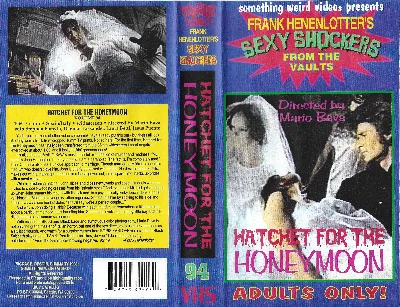 Hatchet for the Honeymoon VHS cover