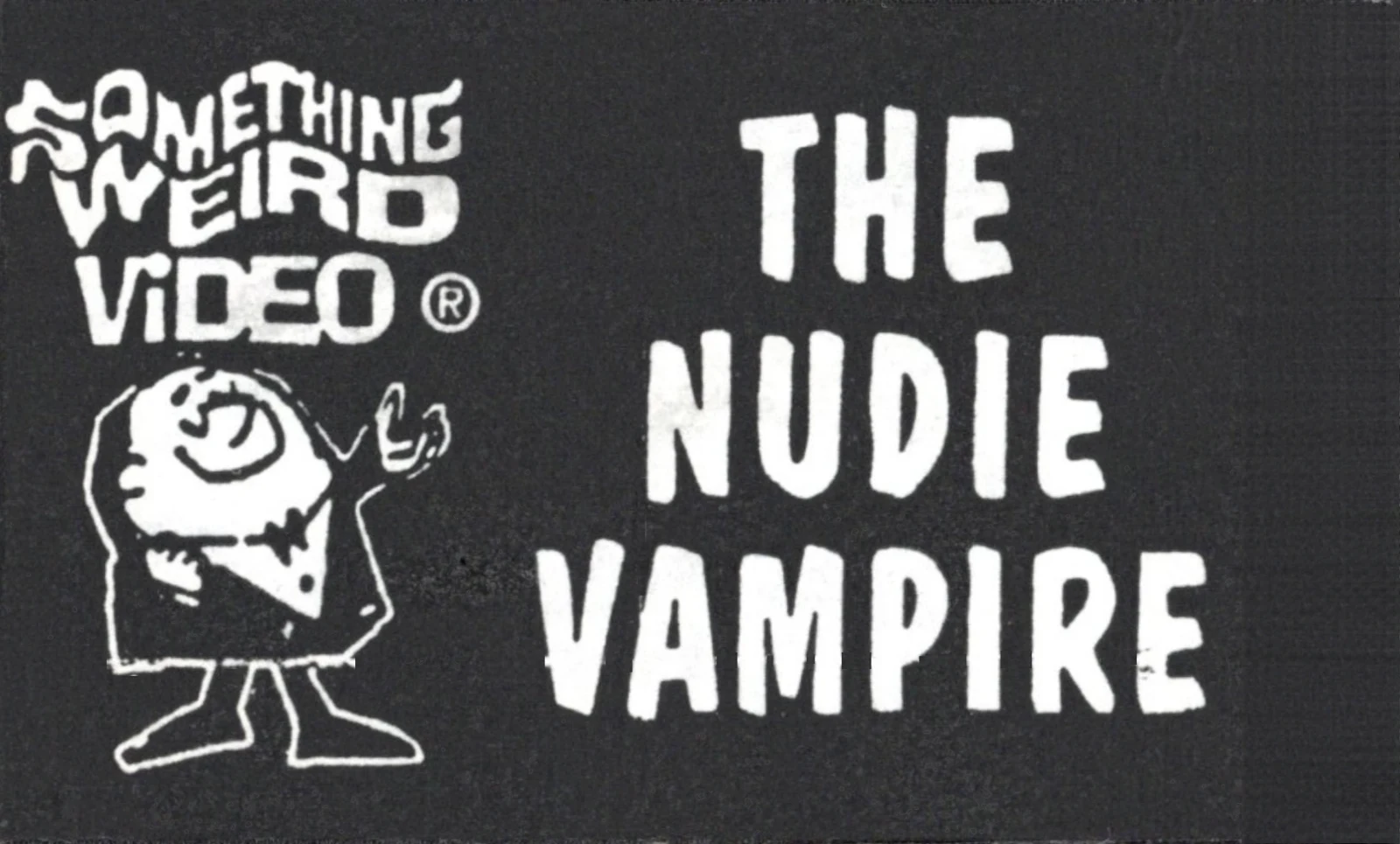 The Nude Vampire VHS front label scan