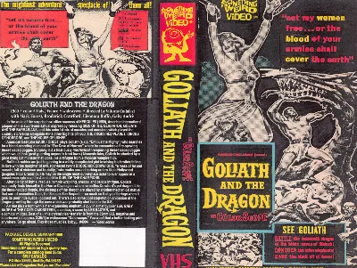 Goliath and the Dragon VHS cover