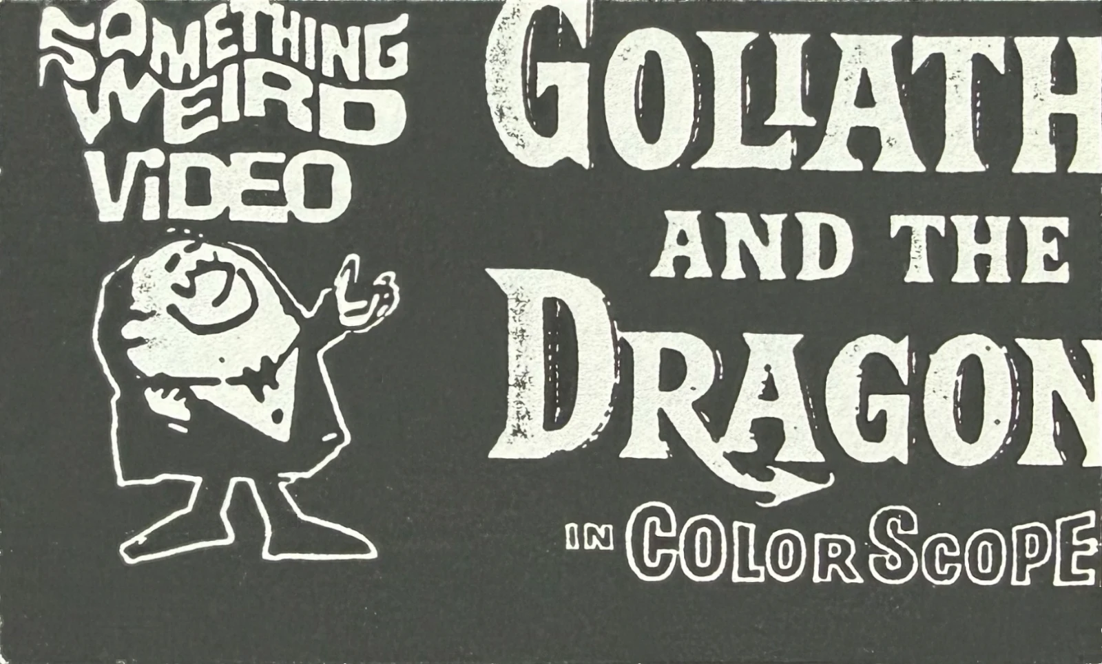 Goliath and the Dragon VHS front label scan