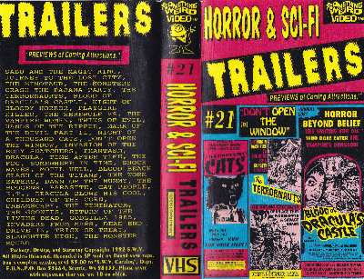 Horror & Sci Fi Trailers VHS cover