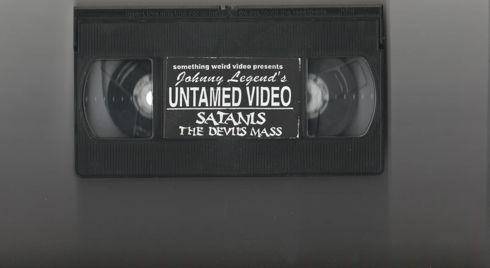 Satanis: the Devil's Mass VHS front label scan