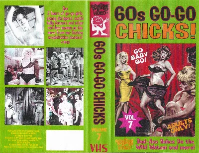 60's Go-Go Chicks VHS cover